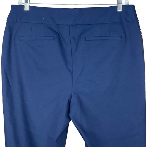 Chico’s Women’s Fabulously Slimming Navy Cropped Pants Size 3 = XL/16 EUC - Picture 7 of 14